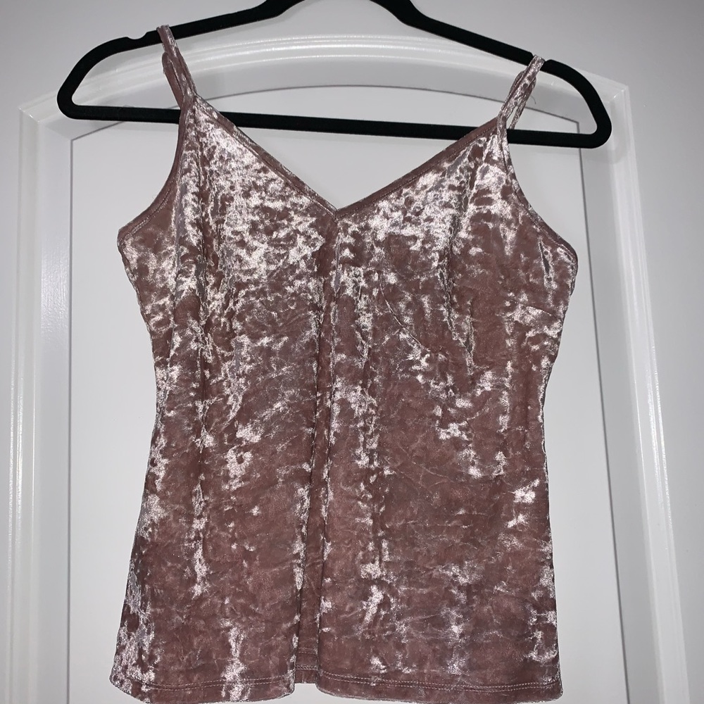 American Rag Velvet Pink Top - Picture 5 of 5